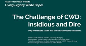 living legacy white paper title the challenge of cwd